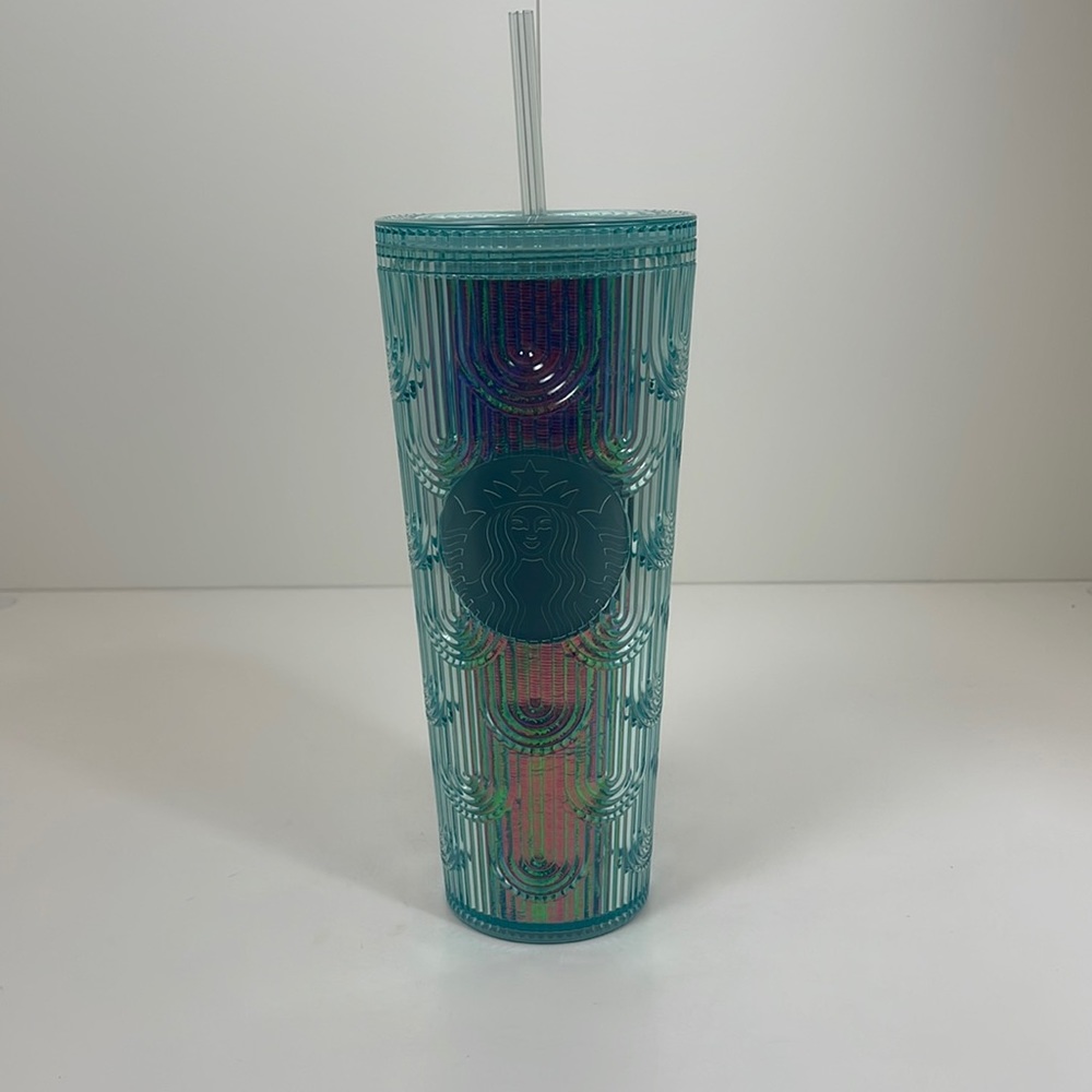 EUC Starbucks 2022 Cup Mint Green with Texture